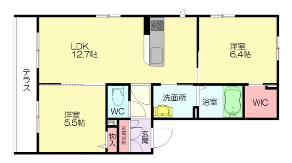 シャーメゾン志免東の物件間取画像